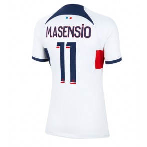 Paris Saint-Germain Marco Asensio #11 Replika Udebanetrøje Dame 2023-24 Kortærmet